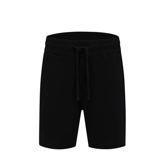 Initials Sweat Shorts Black