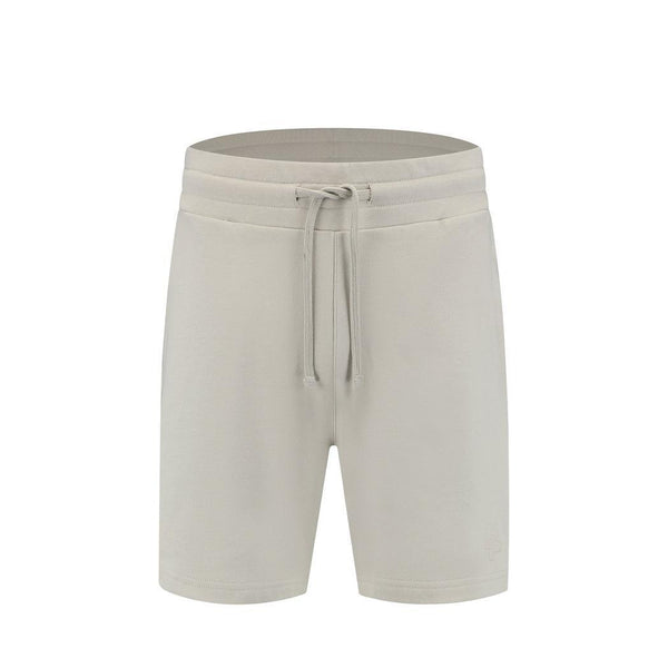 Initials Sweat Shorts Sand-Pure Path-Mansion Clothing
