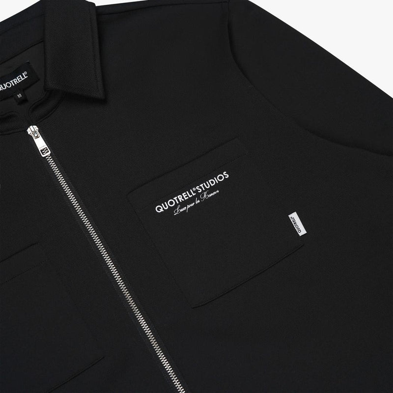 JA99490 BLACK-Quotrell-Mansion Clothing