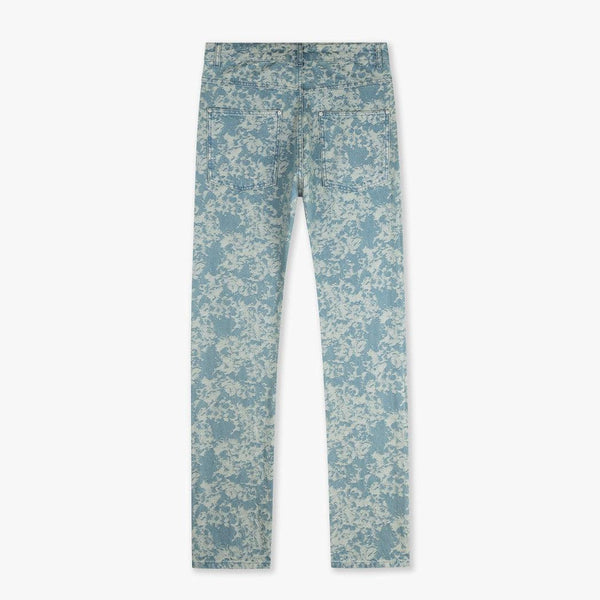 Jacquard Camo Jeans Light Blue-Croyez-Mansion Clothing