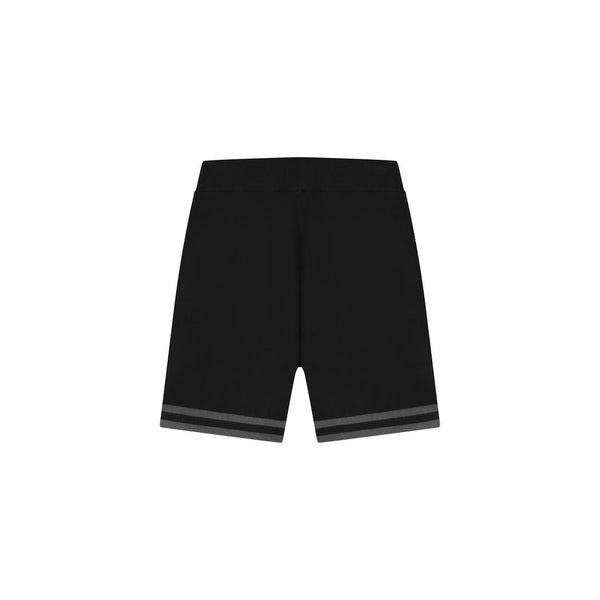 Knitted Shorts Black/Beige-Malelions-Mansion Clothing