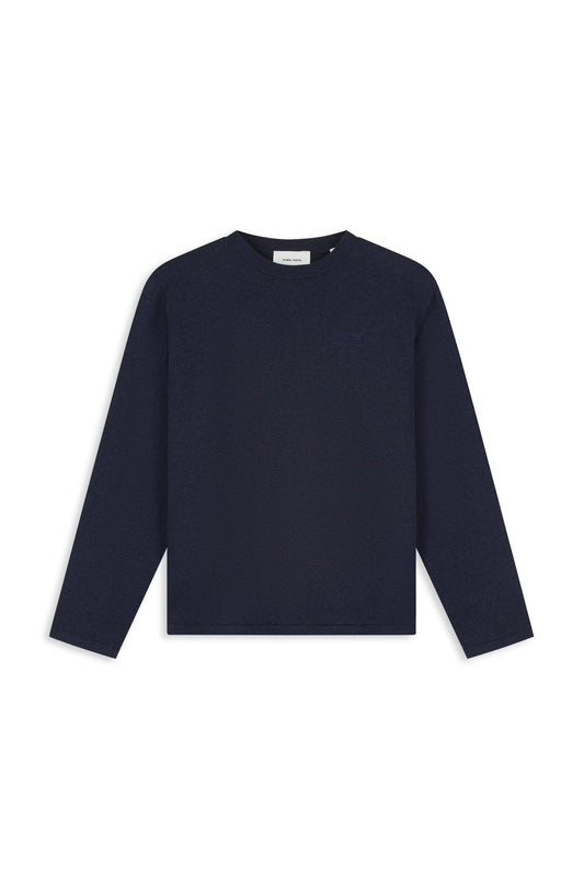 Light weight Knit Sweater Dark Navy-Pure Path-Mansion Clothing
