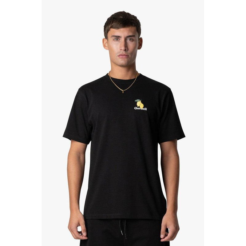 Limone T-shirt Black/White-Quotrell-Mansion Clothing