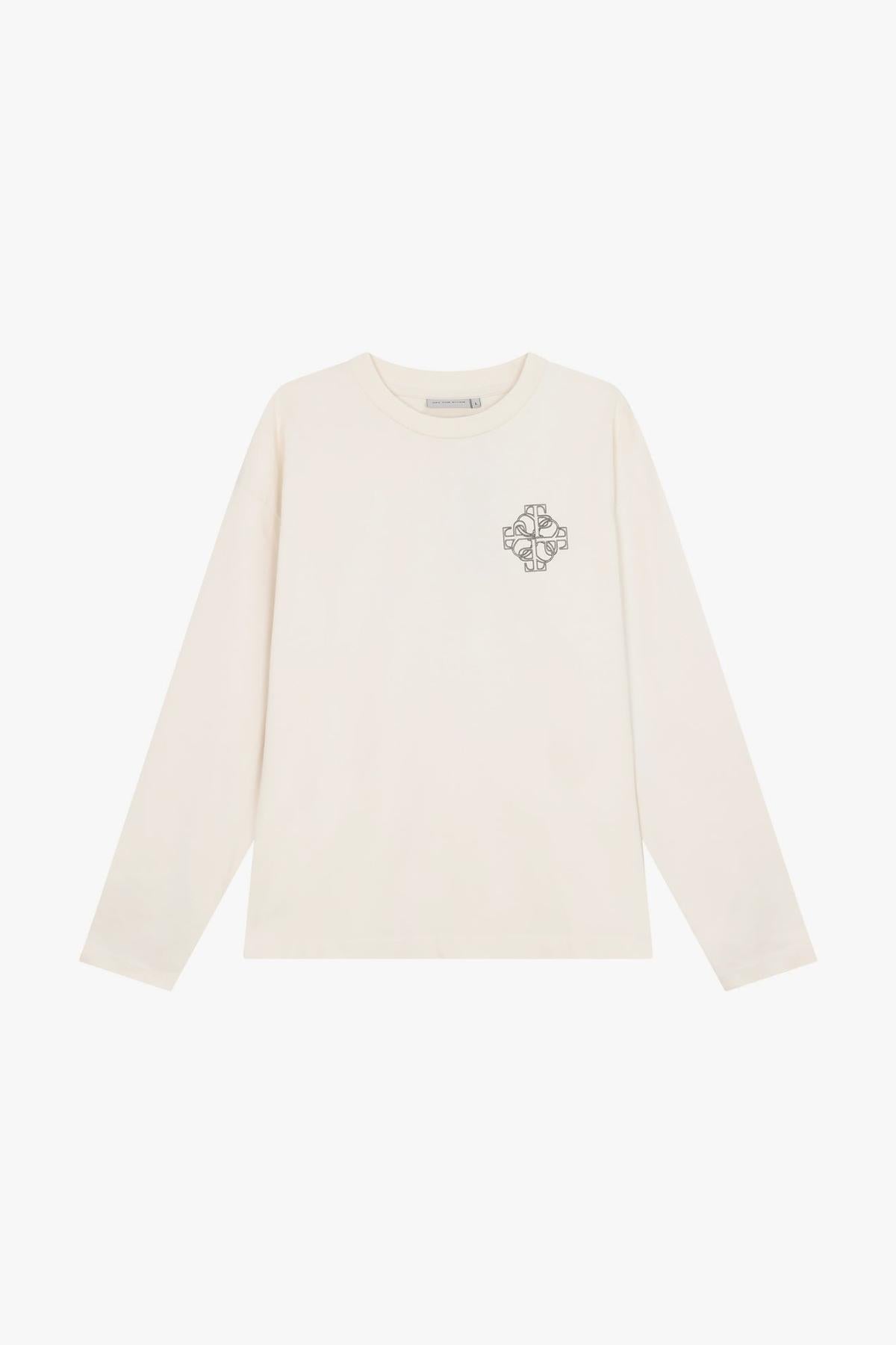 Locket Long Sleeved Tee Off White