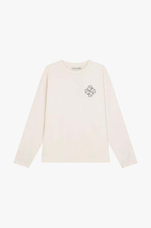 Locket Long Sleeved Tee Off White
