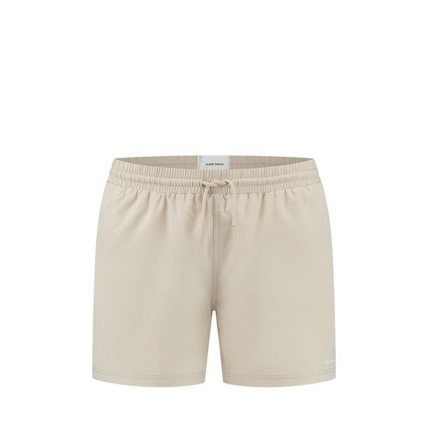 Logo Swim Shorts - Sand