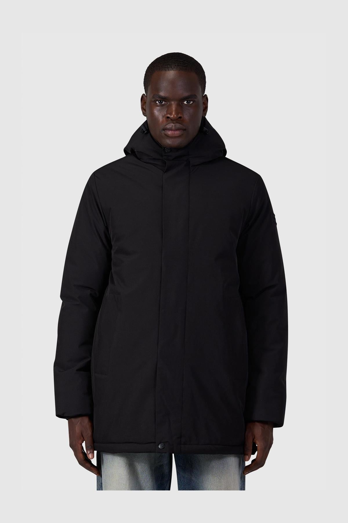 Long Parka Jacket Black-Pure Path-Mansion Clothing