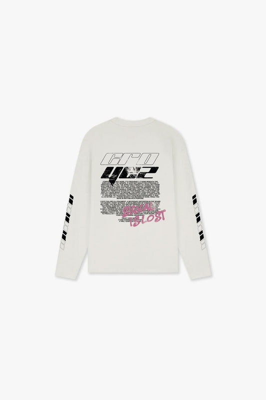 Lost Signal Longsleeve T-Shirt Grey-Croyez-Mansion Clothing