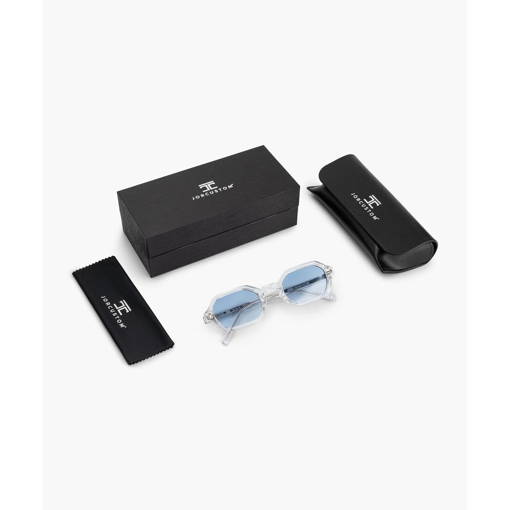 Luca Sunglasses Clear-JORCUSTOM-Mansion Clothing