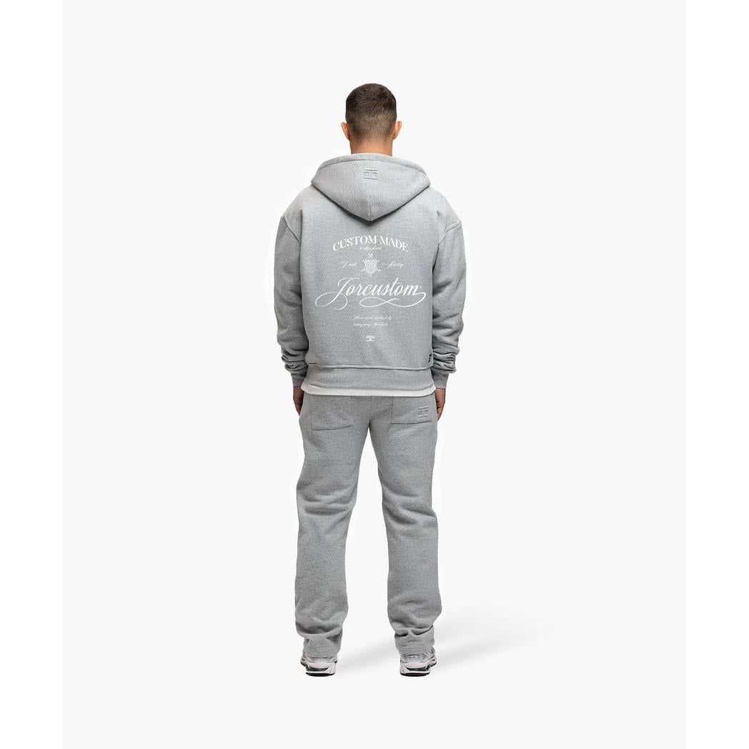 M-FW25-FLEECEJOGGER Grey Melange-Jorcustom-Mansion Clothing