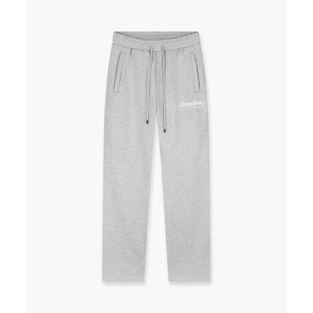 M-FW25-FLEECEJOGGER Grey Melange-Jorcustom-Mansion Clothing