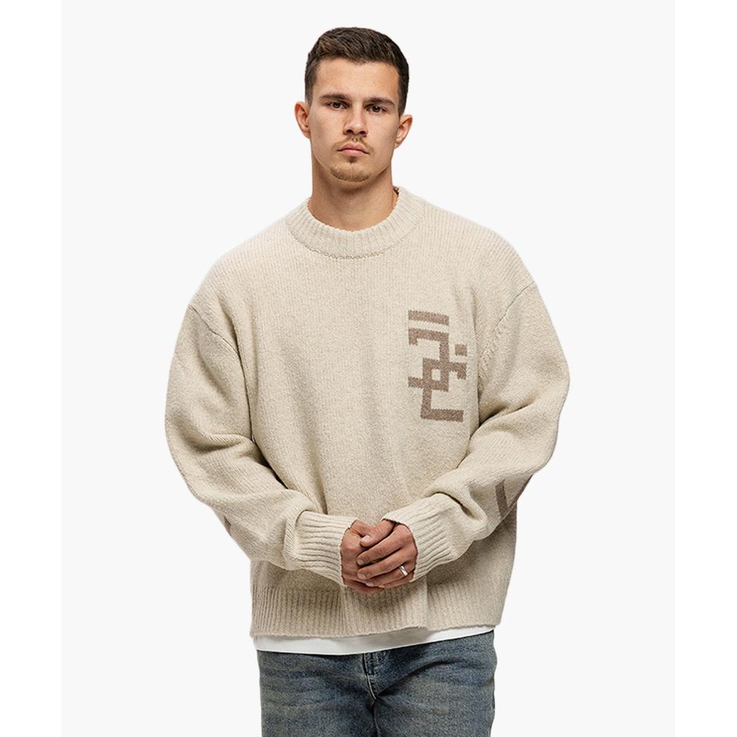 M-FW25-KNITWEAR-SPLITTED Sand-Jorcustom-Mansion Clothing