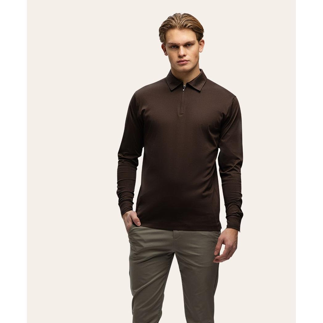 M-SS25-LSP Brown-Tria D'oro-Mansion Clothing