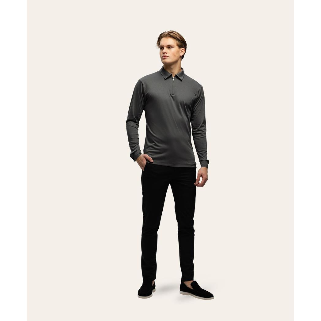 M-SS25-LSP Dark Grey-Tria D'oro-Mansion Clothing