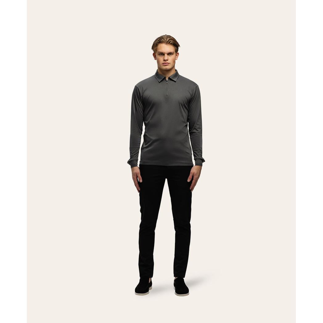 M-SS25-LSP Dark Grey-Tria D'oro-Mansion Clothing