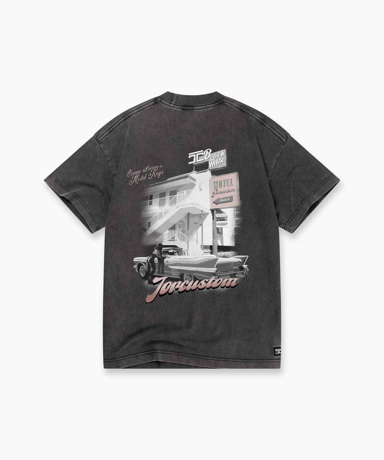 Motel loose fit t-shirt Acid Grey