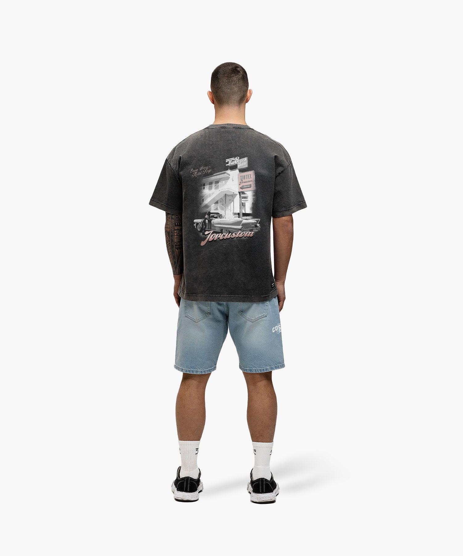 Motel loose fit t-shirt Acid Grey