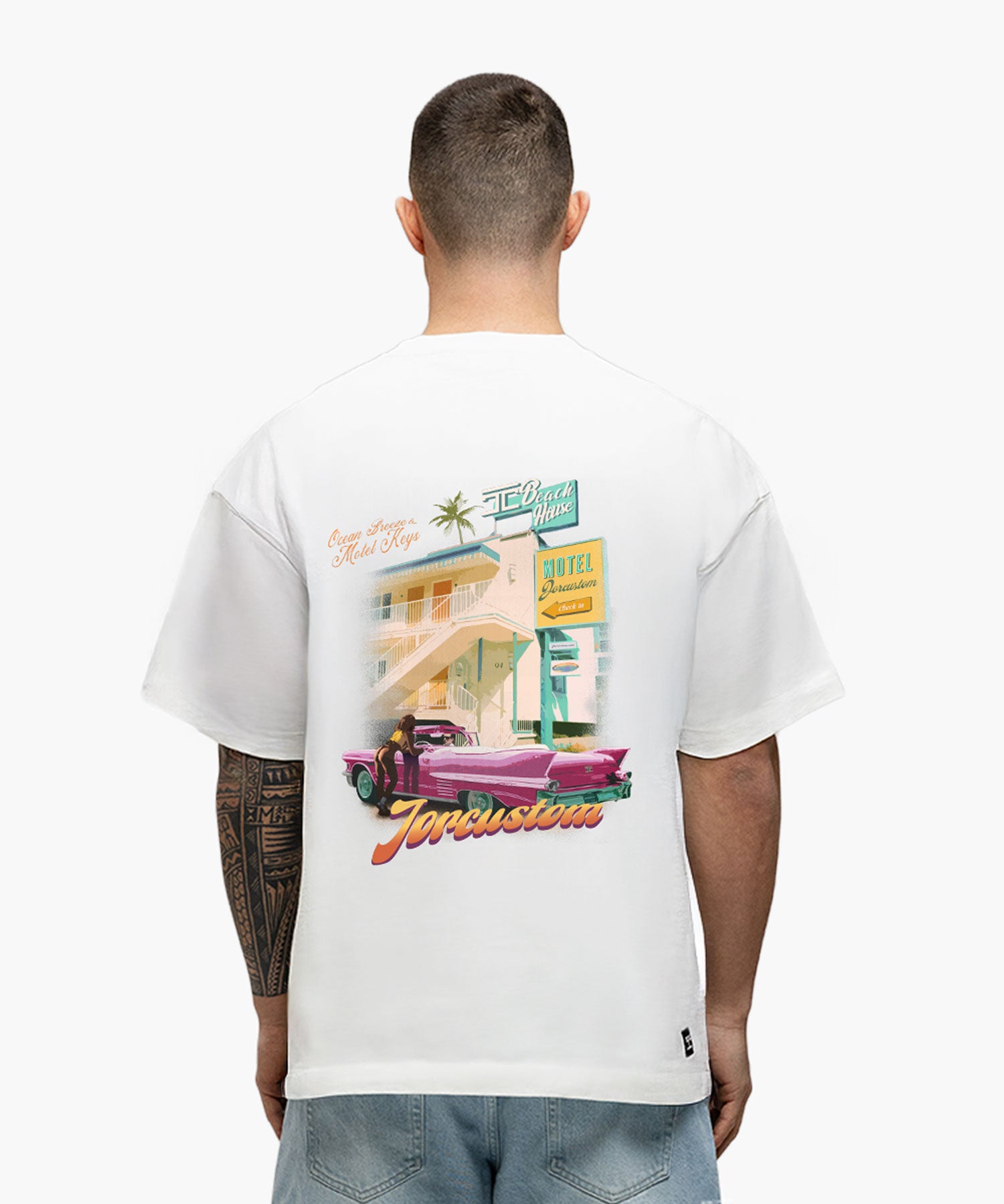 Motel loose fit t-shirt White