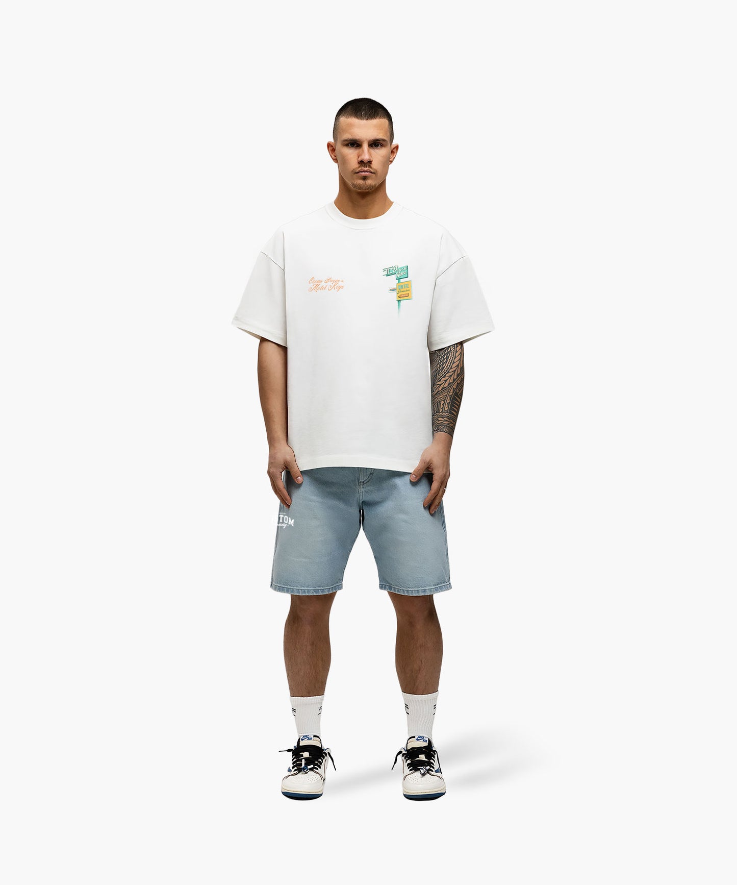 Motel loose fit t-shirt White