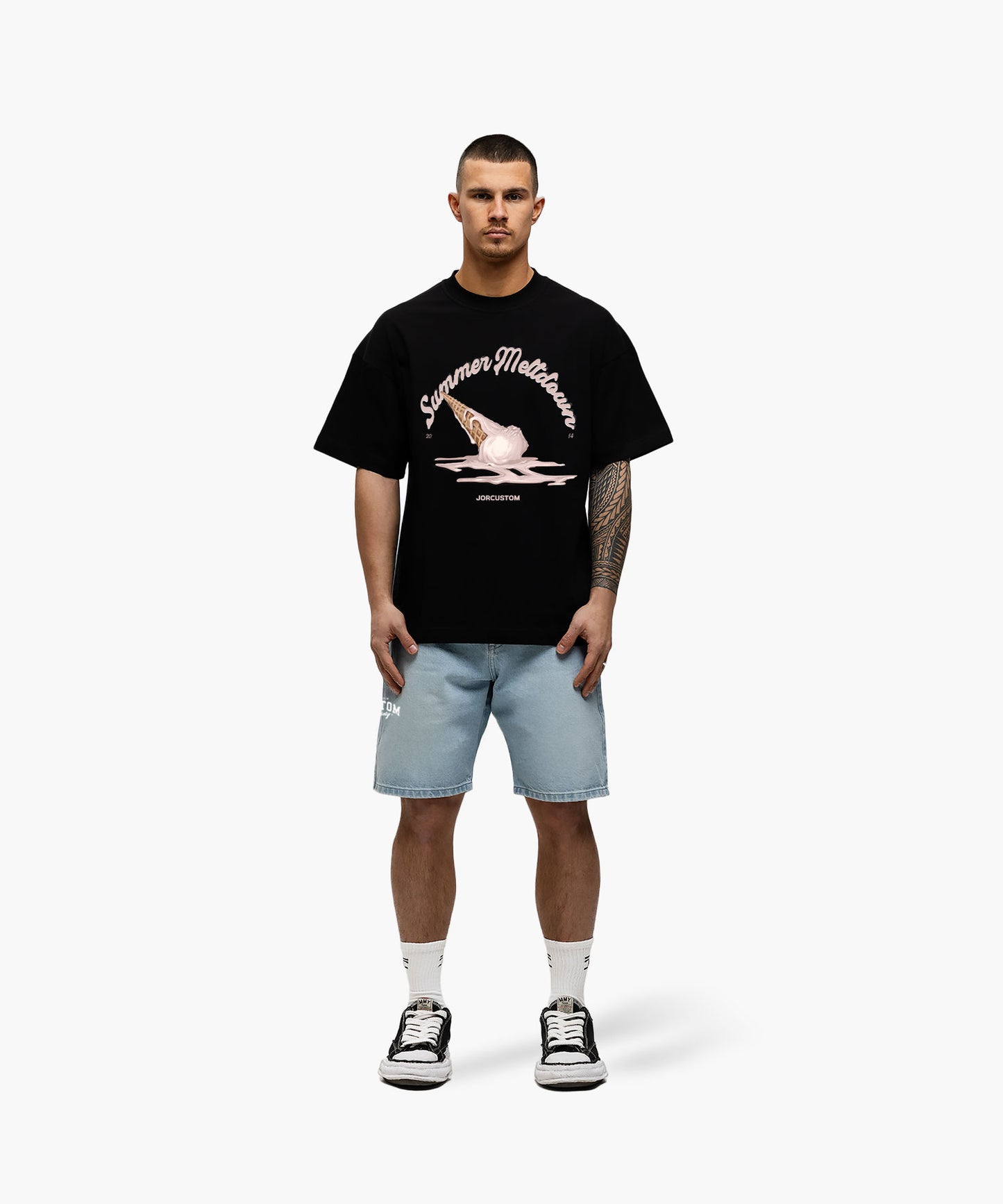 Summer Meltdown loose fit t-shirt Black