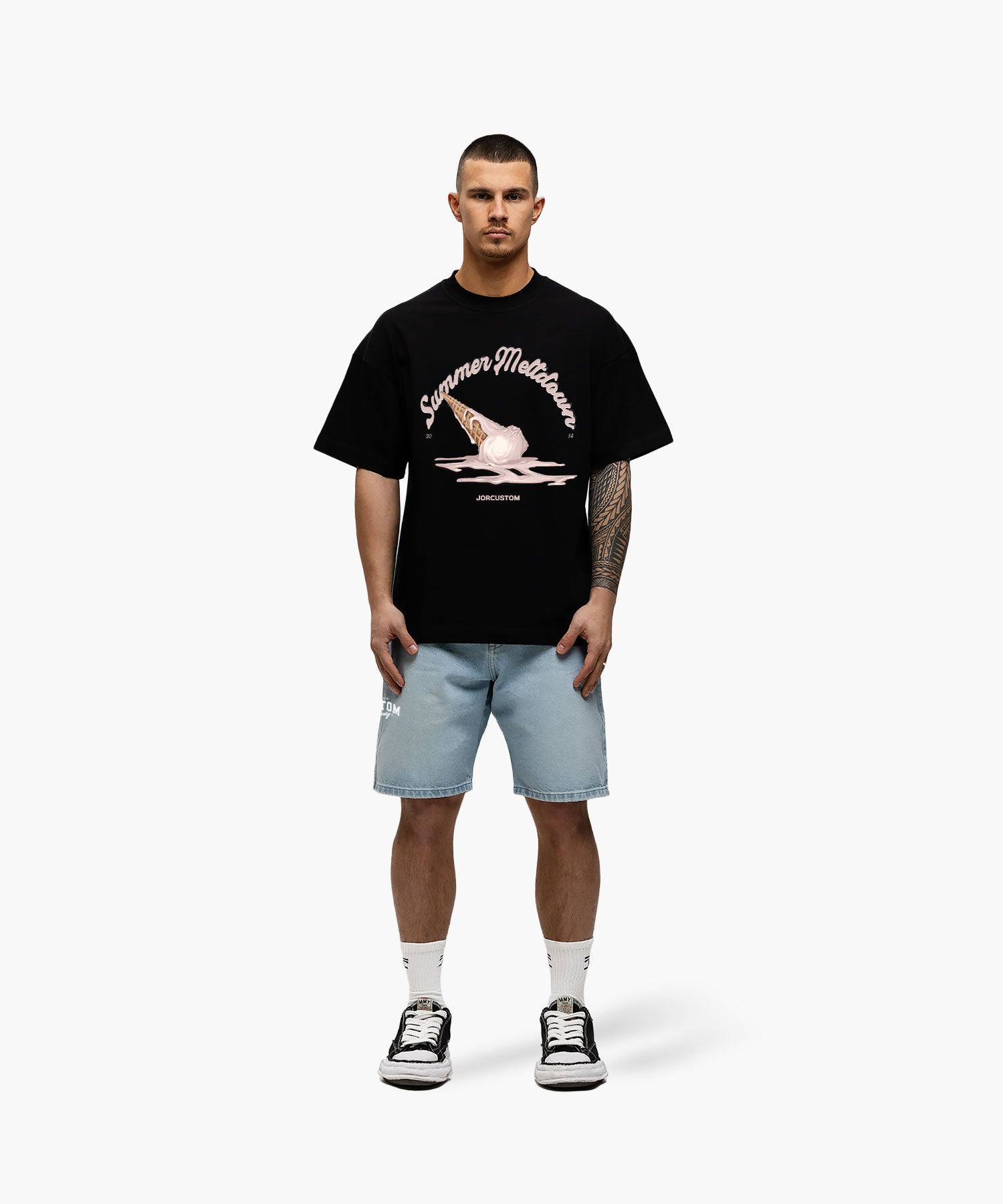 Summer Meltdown loose fit t-shirt Black