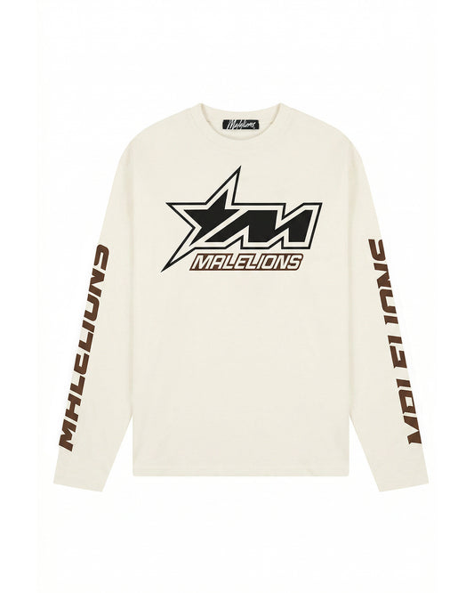 Motocross Longsleeve T-Shirt Off-White