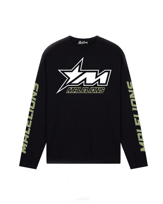 Motocross Longsleeve T-Shirt Black