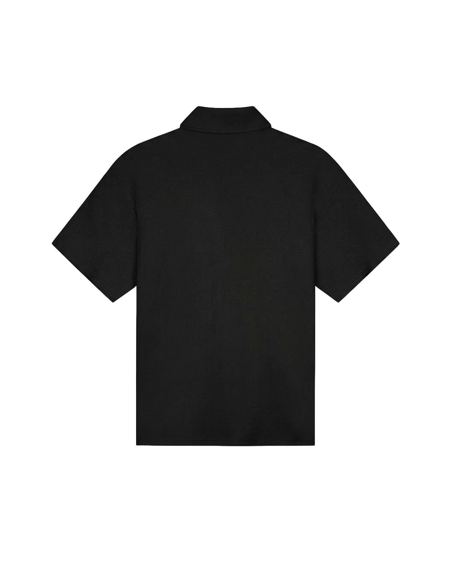 Emblem Seersucker Shirt Black