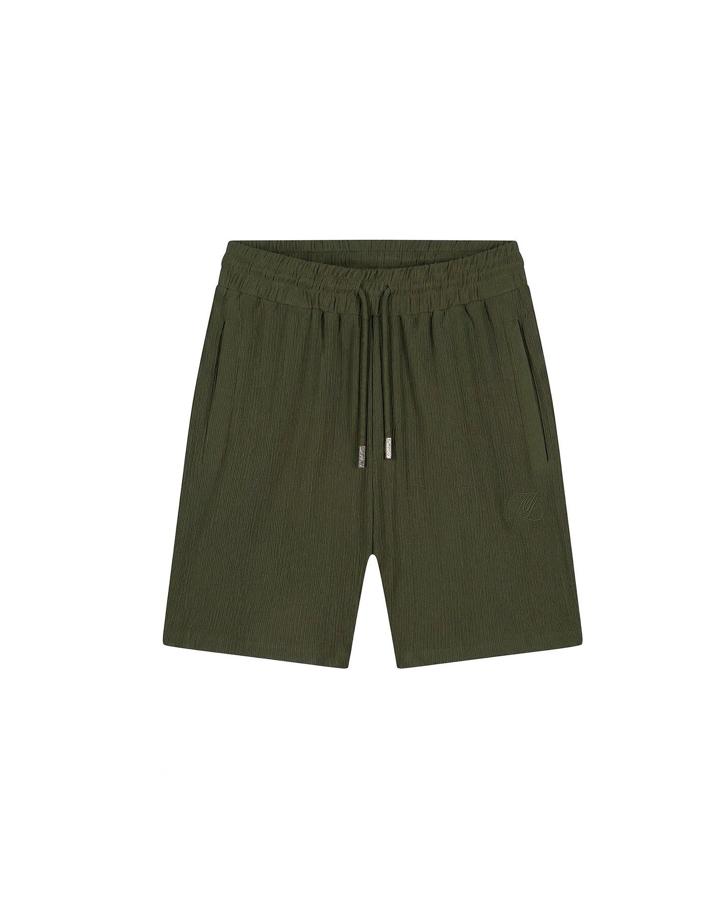 Emblem Seersucker Shorts Vintage Green