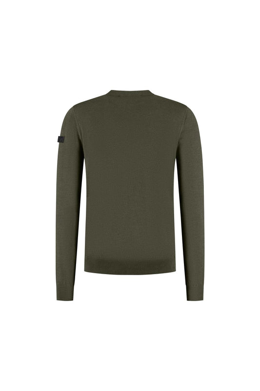 Knitted Crewneck Dark Olive