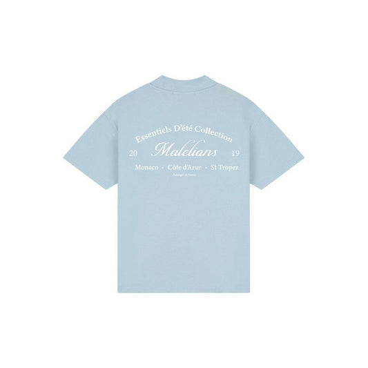 Marina T-Shirt Vista Blue-Malelions-Mansion Clothing