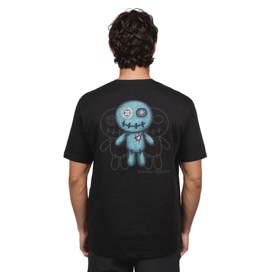 Maupin T-shirt Black-wrong friends-Mansion Clothing