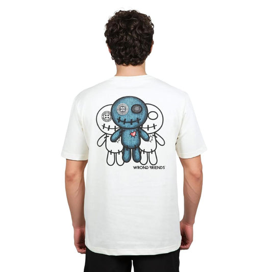 Maupin T-shirt Coconut White-wrong friends-Mansion Clothing