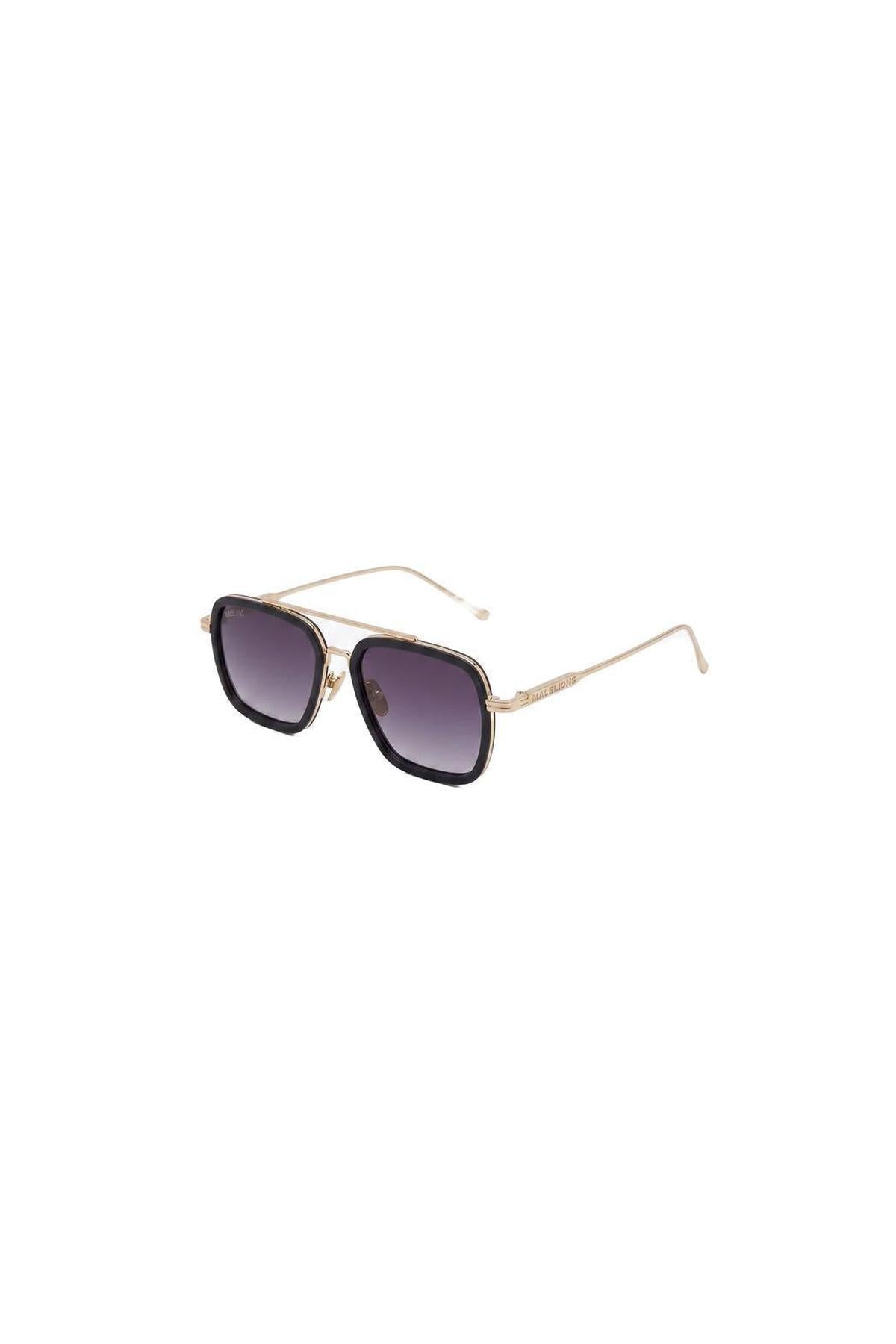 Men Rayon Sunglasses Gold