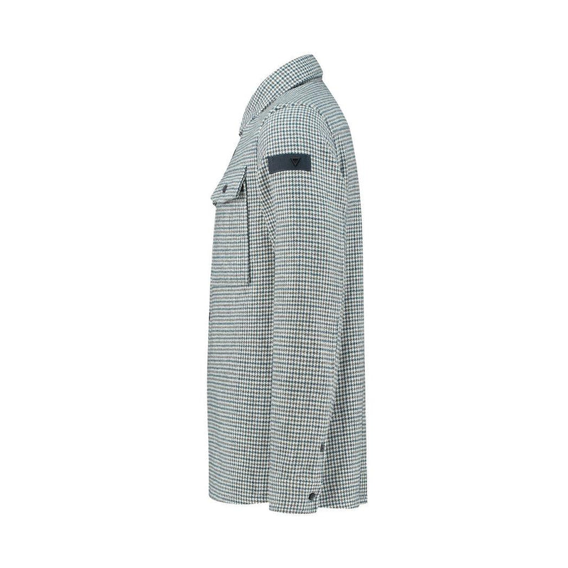 Modern Heritage Checked Overshirt-Purewhite-Mansion Clothing