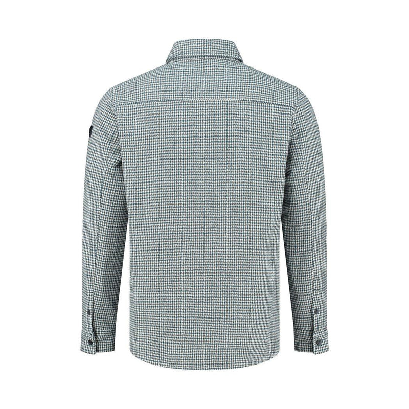 Modern Heritage Checked Overshirt-Purewhite-Mansion Clothing