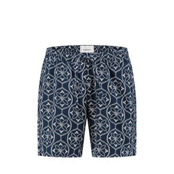Monogram Shorts - Navy-Pure Path-Mansion Clothing