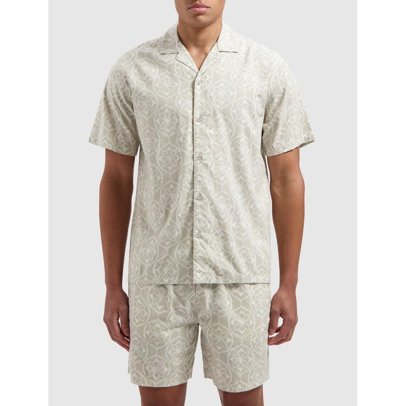 Monogram Shortsleeve Shirt - Sand