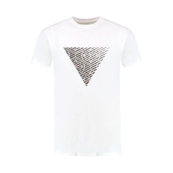 Monogram Triangle T-shirt - Off White-Pure Path-Mansion Clothing