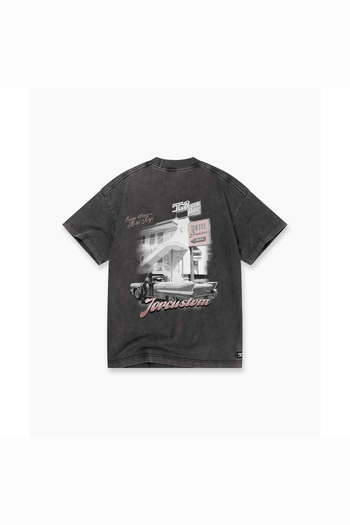Motel loose fit t-shirt Acid Grey