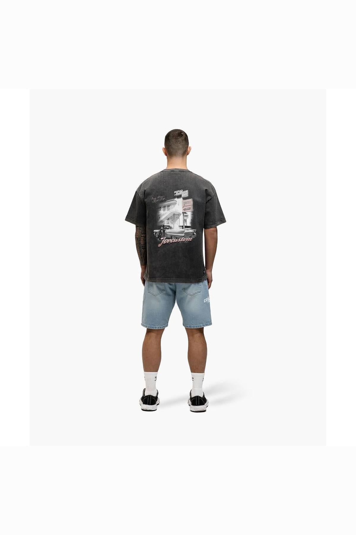 Motel loose fit t-shirt Acid Grey