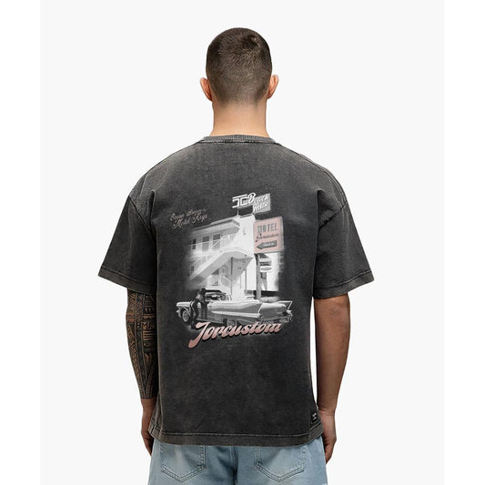 Motel loose fit t-shirt Acid Grey