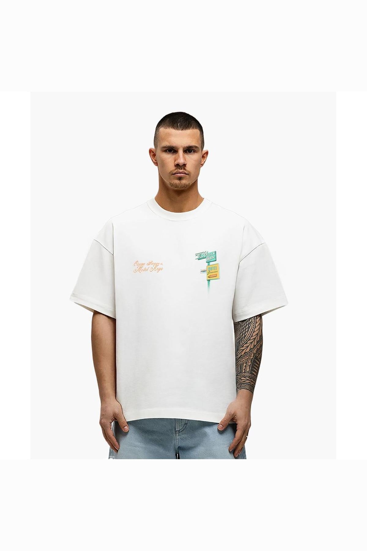 Motel loose fit t-shirt White
