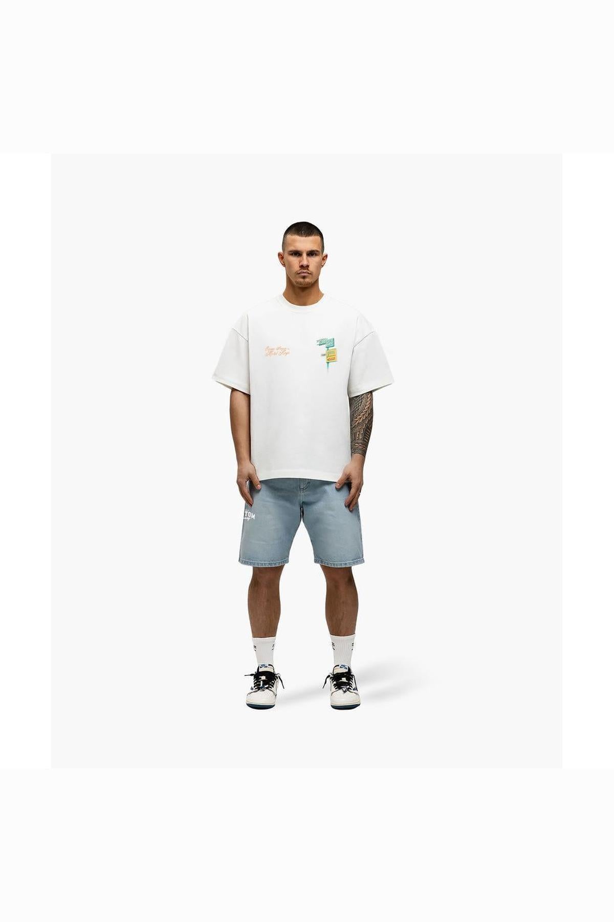 Motel loose fit t-shirt White
