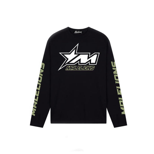 Motocross Longsleeve T-Shirt Black