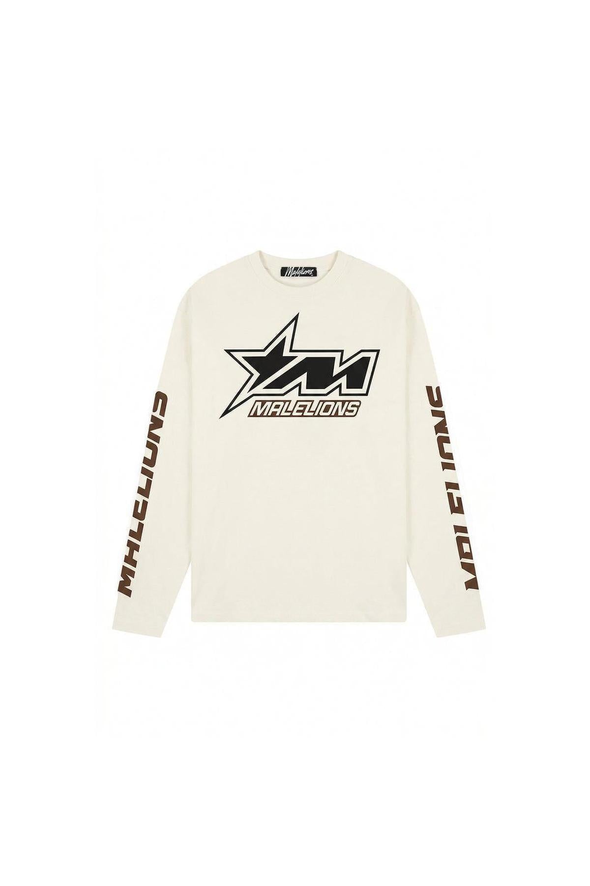Motocross Longsleeve T-Shirt Off-White