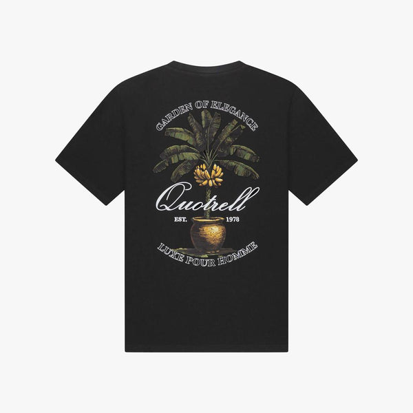 Musa T-shirt BLACK/WHITE-Quotrell-Mansion Clothing