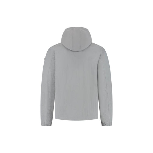 Nylon Windbreaker Pearl Grey-Malelions-Mansion Clothing