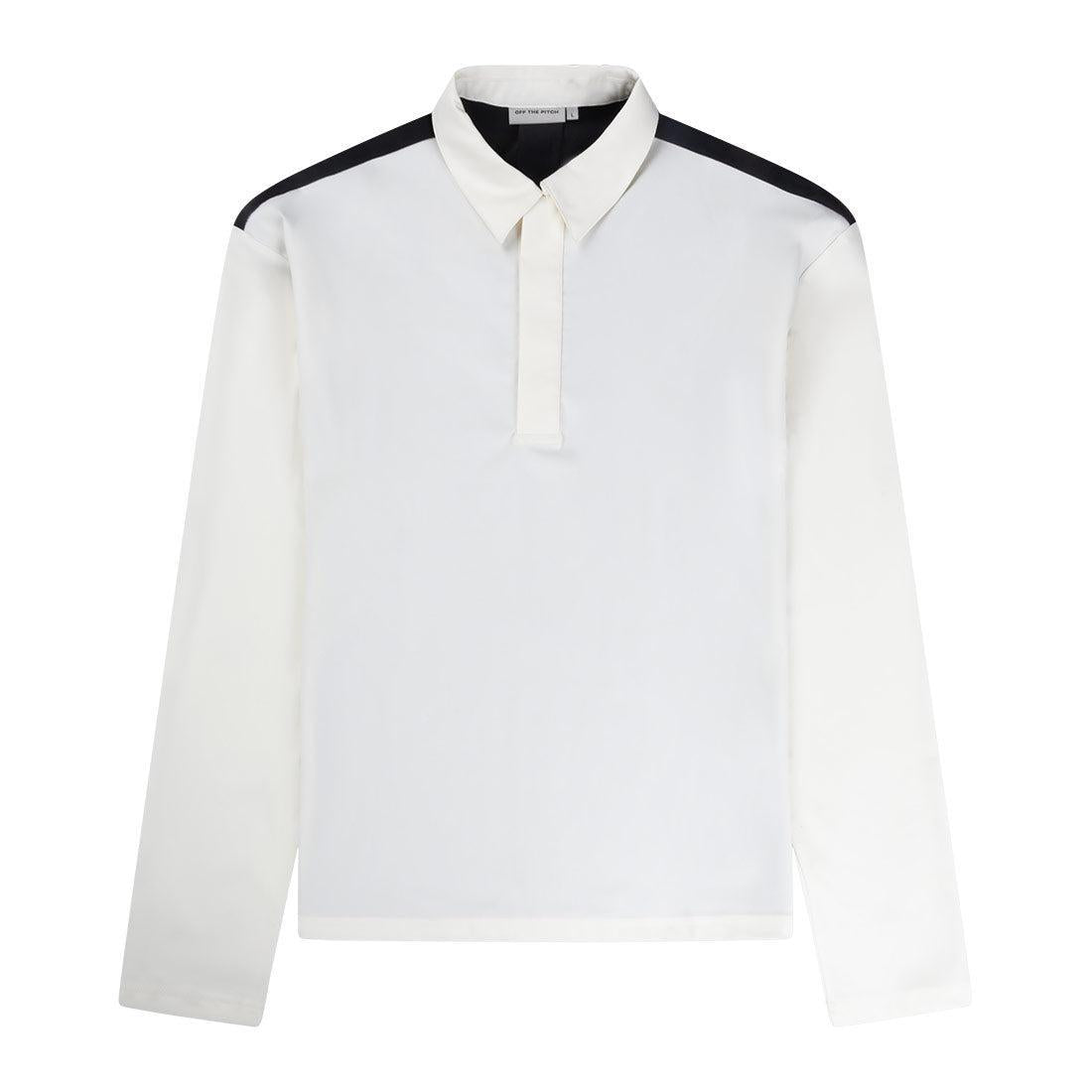 Satin Panel ShirtOff white