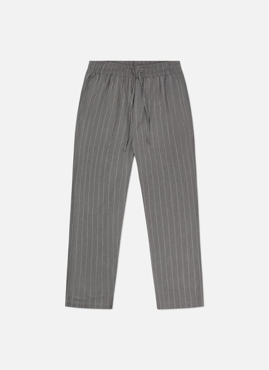 Pin Stripe Joggers Grey